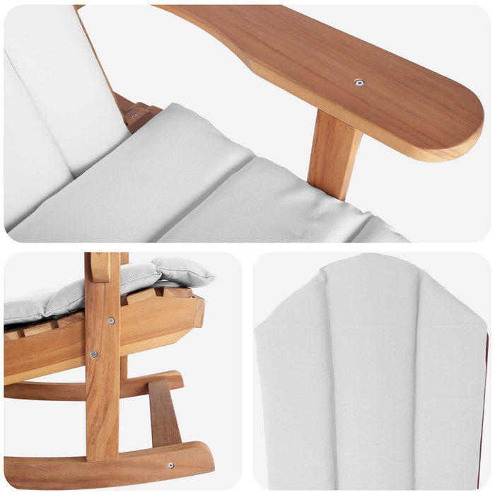 Scaun de balansoar Adirondack pentru grădină natural WALTI