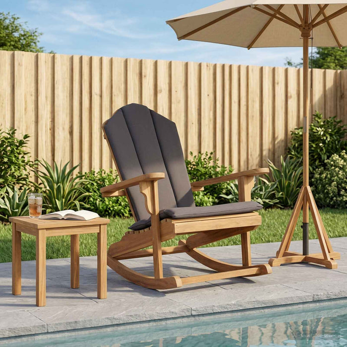 Scaun de balansoar Adirondack pentru grădină natural WALTI