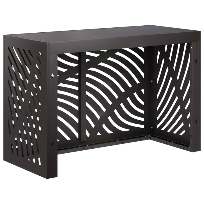 Husă pentru aer condiționat Negru 90 x 40 x 60 cm Oțel WALTI