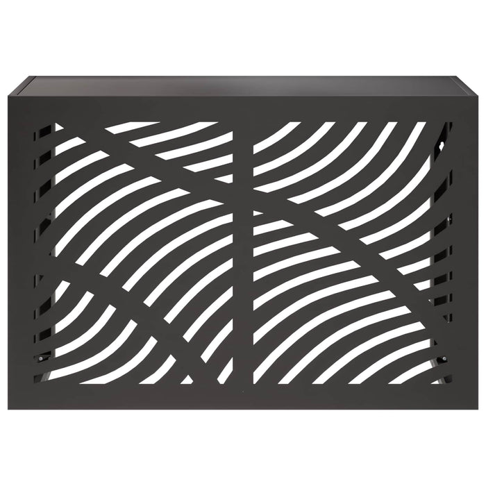 Husă pentru aer condiționat Negru 90 x 40 x 60 cm Oțel WALTI