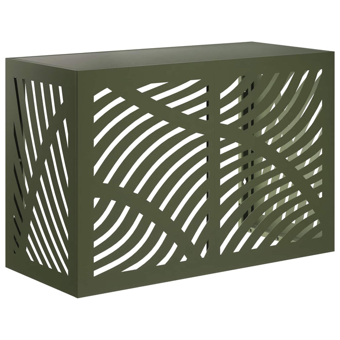 Husă pentru aer condiționat Verde măsliniu 90 x 40 x 60 cm Oțel WALTI