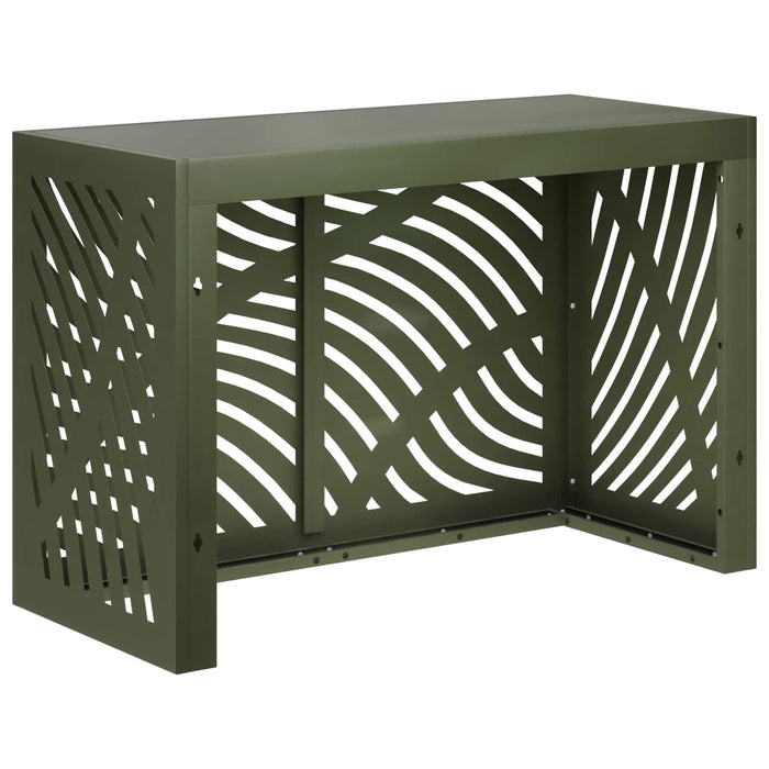 Husă pentru aer condiționat Verde măsliniu 90 x 40 x 60 cm Oțel WALTI