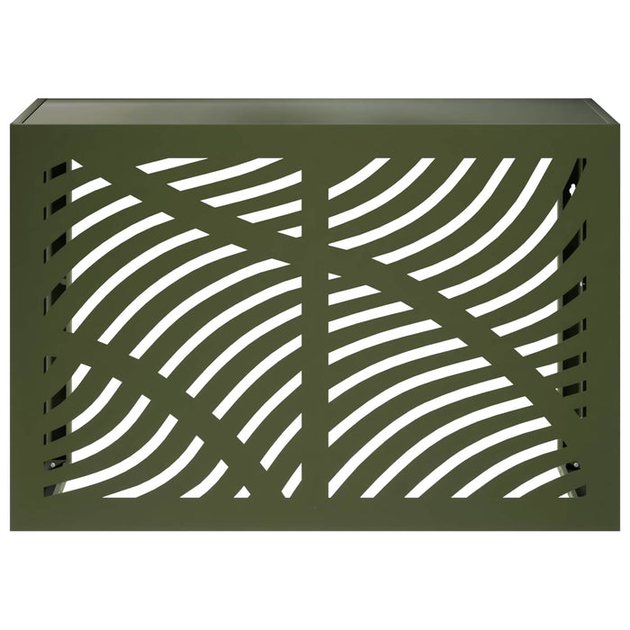 Husă pentru aer condiționat Verde măsliniu 90 x 40 x 60 cm Oțel WALTI