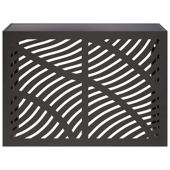 Husă pentru aer condiționat Negru 100 x 50 x 70 cm Oțel WALTI