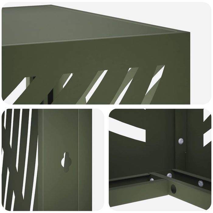 Husă pentru aer condiționat Verde măsliniu 100 x 50 x 70 cm WALTI