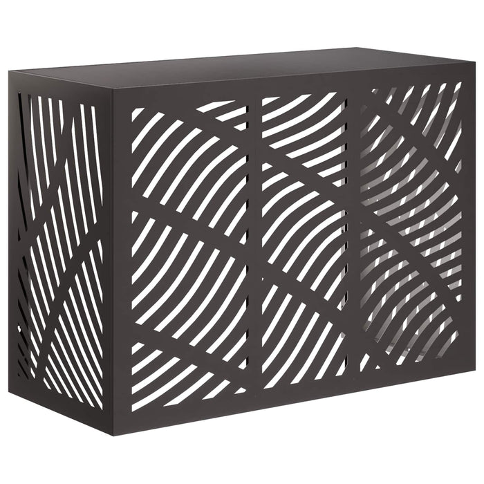 Husă pentru aer condiționat Negru 110 x 50 x 80 cm Oțel WALTI