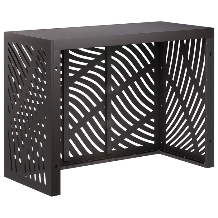 Husă pentru aer condiționat Negru 110 x 50 x 80 cm Oțel WALTI