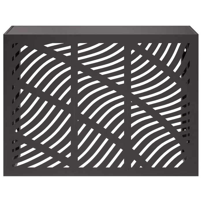 Husă pentru aer condiționat Negru 110 x 50 x 80 cm Oțel WALTI