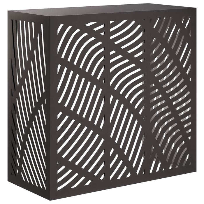 Husă pentru aer condiționat Negru 110 x 50 x 105 cm Oțel WALTI