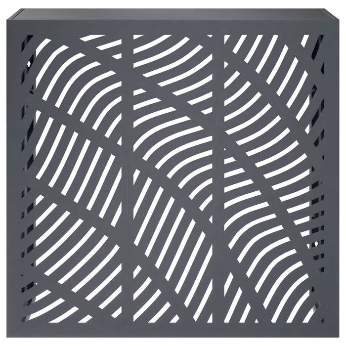 Husă pentru aer condiționat Antracit 110 x 50 x 105 cm Oțel WALTI