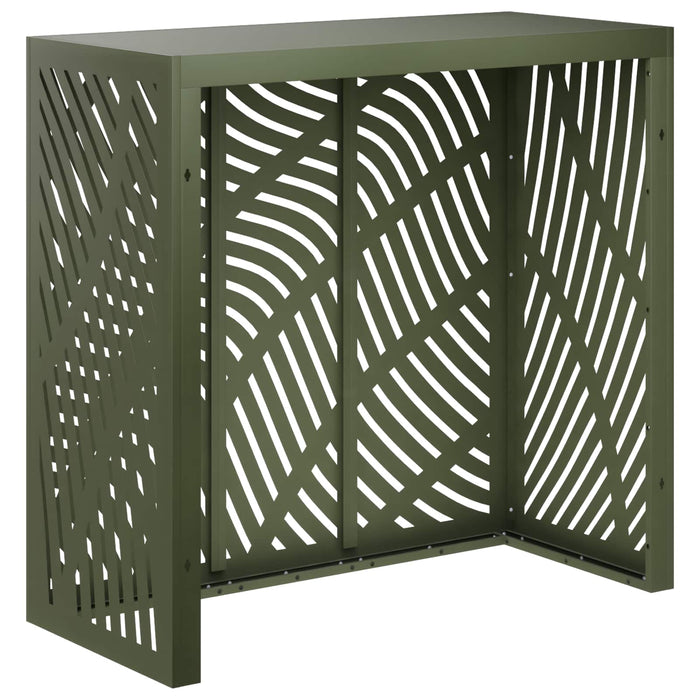 Husă pentru aer condiționat Verde măsliniu 110 x 50 x 105 cm WALTI