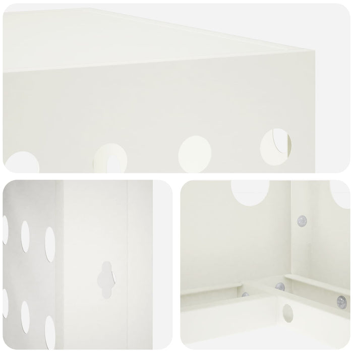 Husă pentru aer condiționat Alb 90 x 40 x 60 cm Oțel WALTI