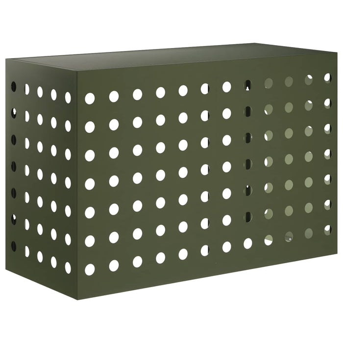 Husă pentru aer condiționat Verde măsliniu 90 x 40 x 60 cm Oțel WALTI