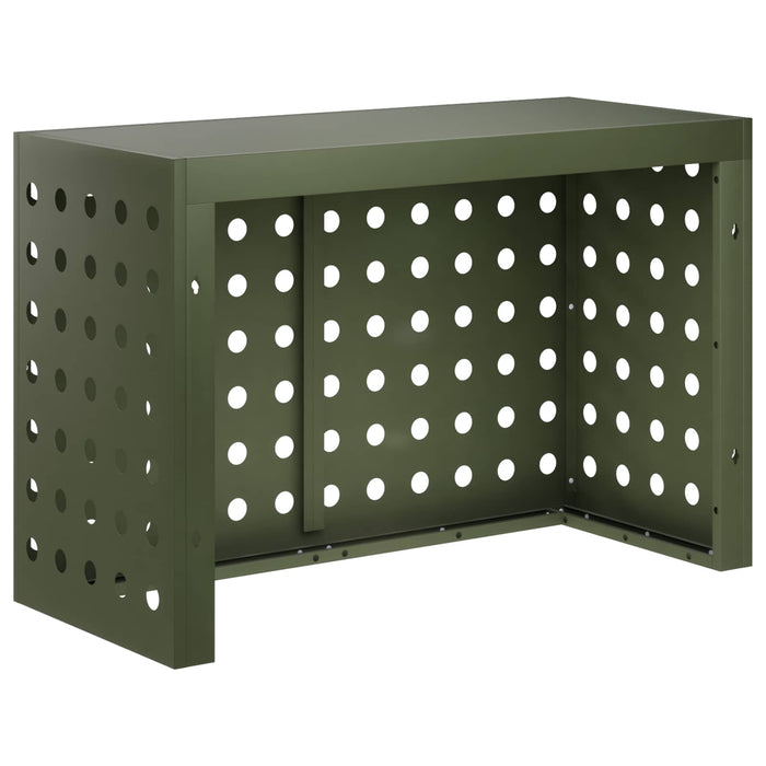 Husă pentru aer condiționat Verde măsliniu 90 x 40 x 60 cm Oțel WALTI