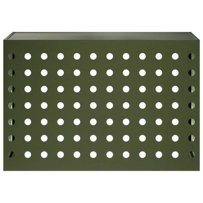 Husă pentru aer condiționat Verde măsliniu 90 x 40 x 60 cm Oțel WALTI