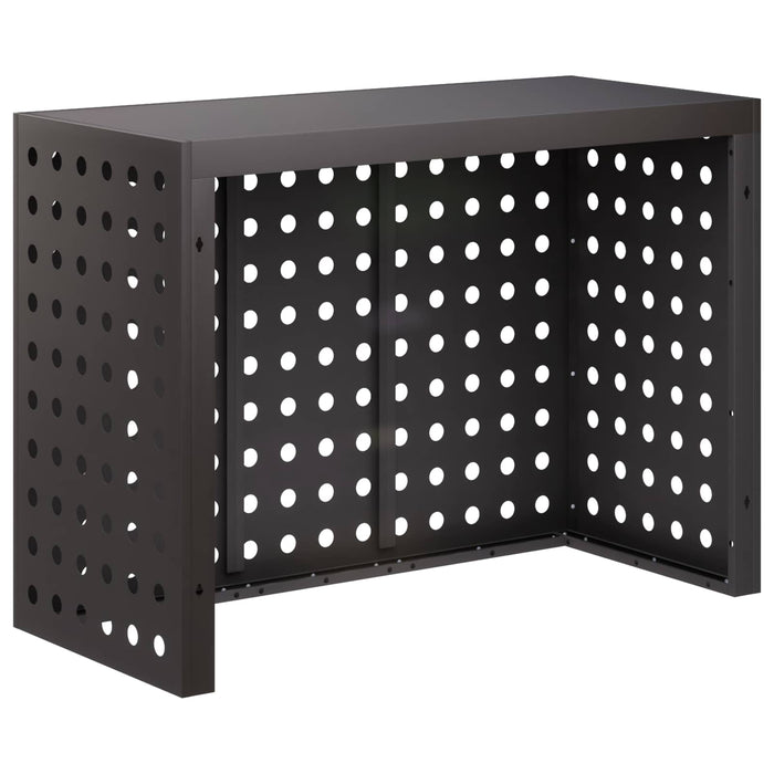 Husă pentru aer condiționat Negru 110 x 50 x 80 cm Oțel WALTI