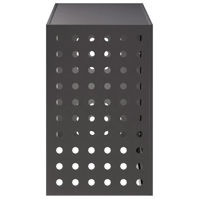 Husă pentru aer condiționat Negru 110 x 50 x 80 cm Oțel WALTI