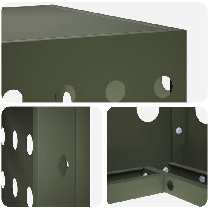 Husă pentru aer condiționat Verde măsliniu 110 x 50 x 80 cm WALTI