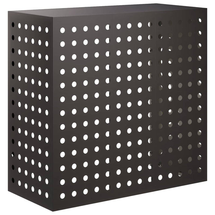 Husă pentru aer condiționat Negru 110 x 50 x 105 cm Oțel WALTI