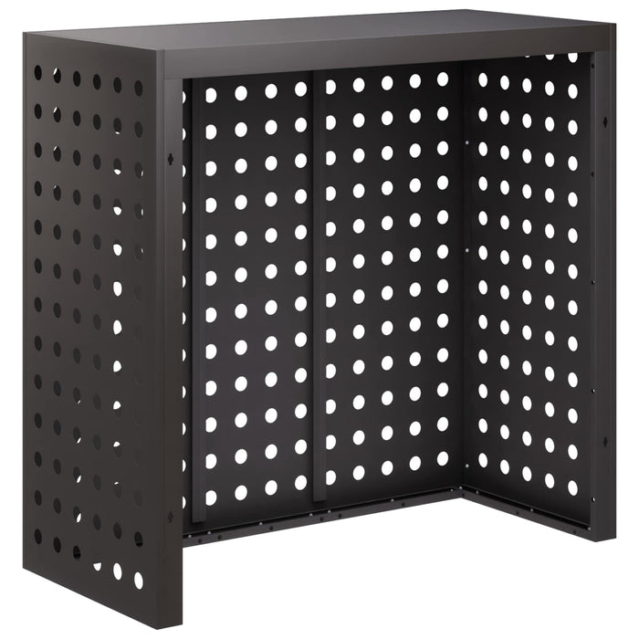 Husă pentru aer condiționat Negru 110 x 50 x 105 cm Oțel WALTI