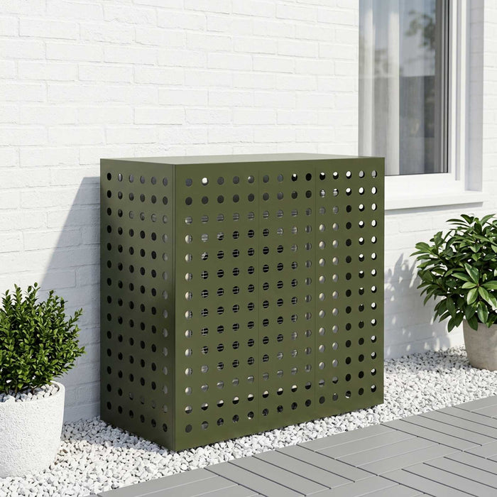 Husă pentru aer condiționat Verde măsliniu 110 x 50 x 105 cm - WALTI WALTI