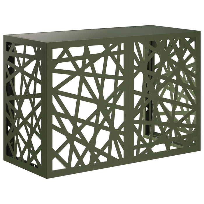 Husă pentru aer condiționat Verde măsliniu 90 x 40 x 60 cm Oțel WALTI
