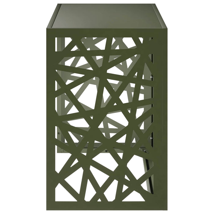 Husă pentru aer condiționat Verde măsliniu 90 x 40 x 60 cm Oțel WALTI