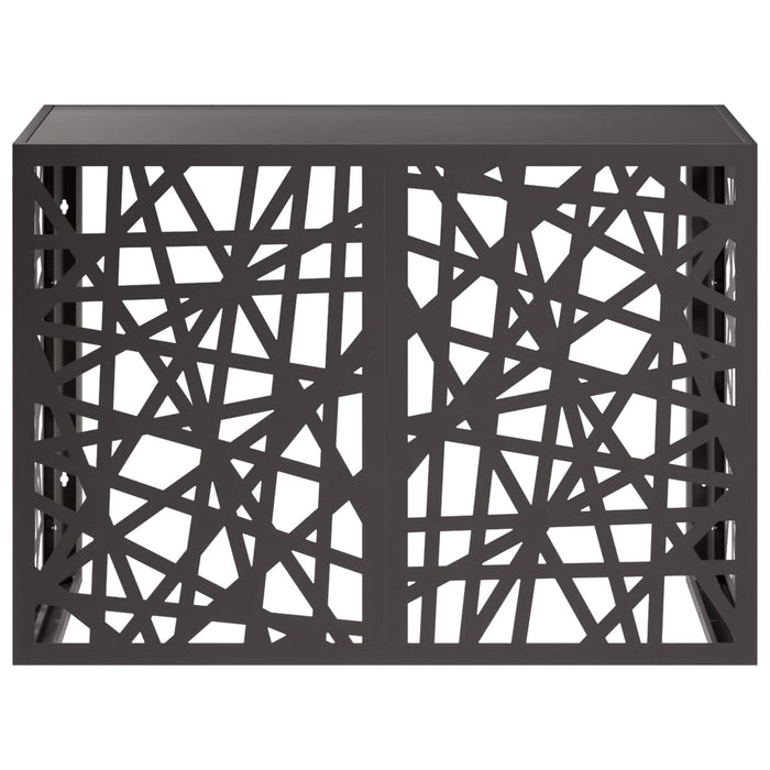 Husă pentru aer condiționat Negru 100 x 50 x 70 cm Oțel WALTI