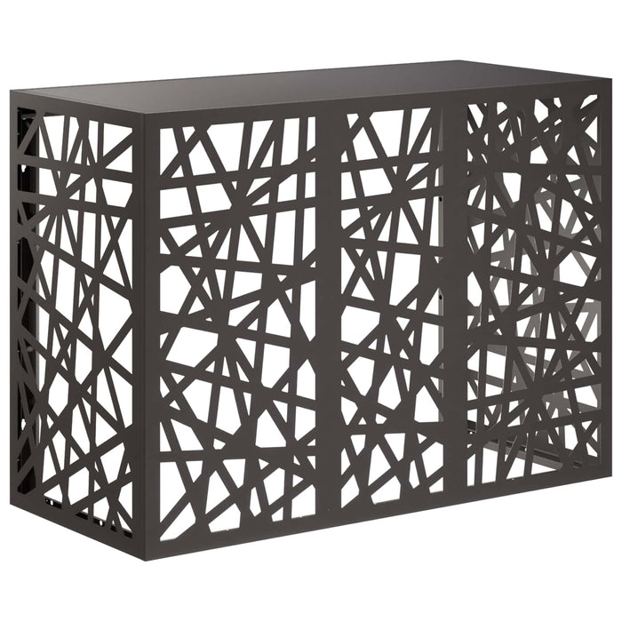 Husă pentru aer condiționat Negru 110 x 50 x 80 cm Oțel WALTI