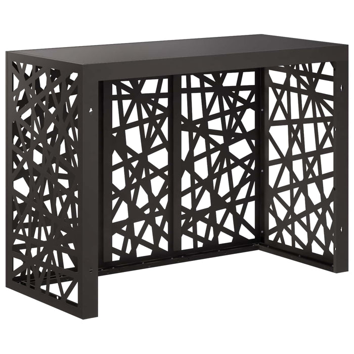 Husă pentru aer condiționat Negru 110 x 50 x 80 cm Oțel WALTI