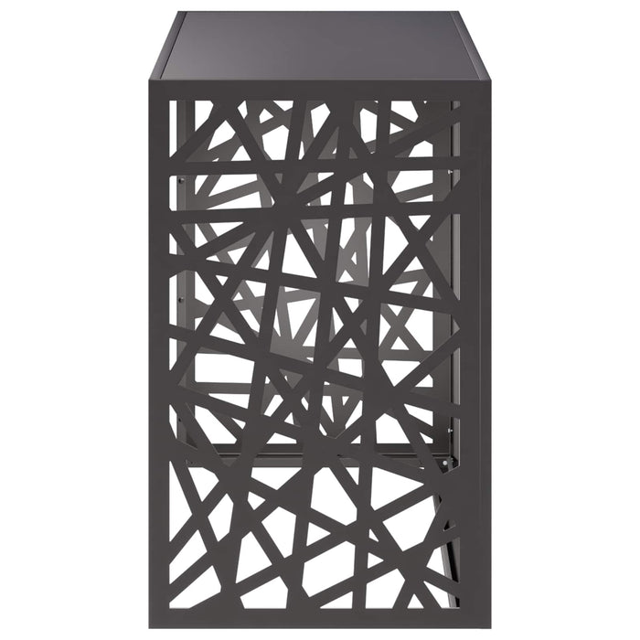 Husă pentru aer condiționat Negru 110 x 50 x 80 cm Oțel WALTI