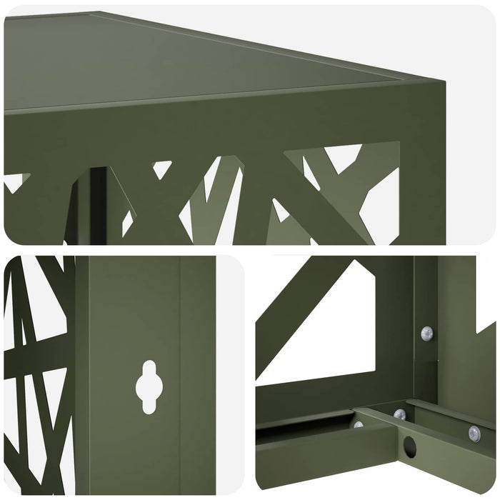 Husă pentru aer condiționat Verde măsliniu 110 x 50 x 80 cm WALTI
