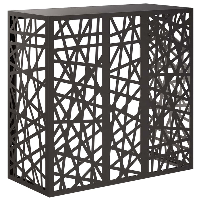 Husă pentru aer condiționat Negru 110 x 50 x 105 cm Oțel WALTI