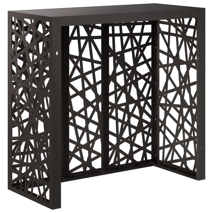 Husă pentru aer condiționat Negru 110 x 50 x 105 cm Oțel WALTI