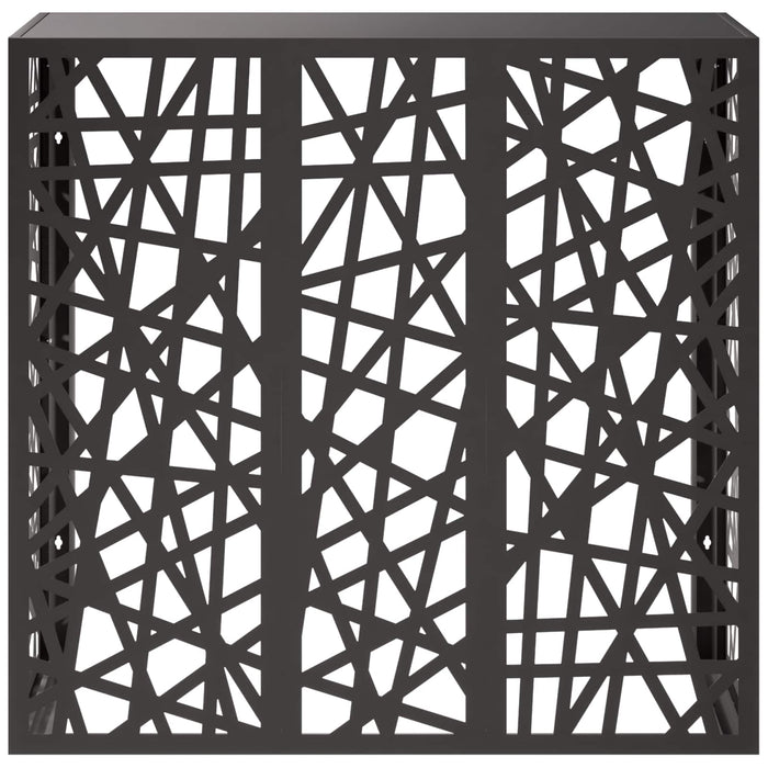 Husă pentru aer condiționat Negru 110 x 50 x 105 cm Oțel WALTI