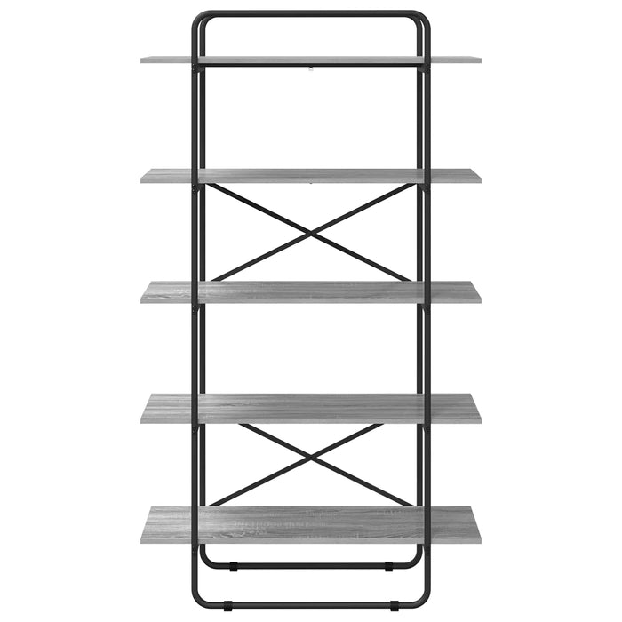 Raft pentru cărți 5 niveluri 100 x 35 x 175,5 cm PB Sonoma gri WALTI