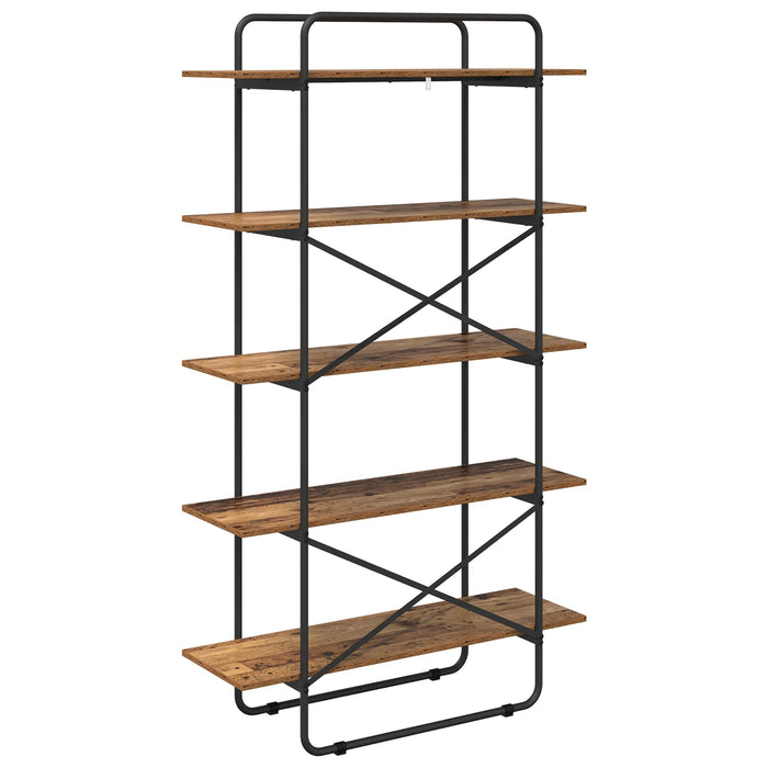 Raft pentru cărți 5 niveluri 100 x 35 x 175,5 cm PB WALTI