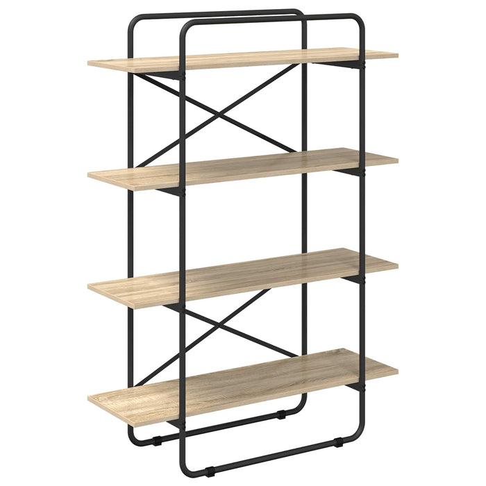 Raft pentru cărți 4 niveluri 100 x 35 x 140 cm PB Stejar Sonoma WALTI