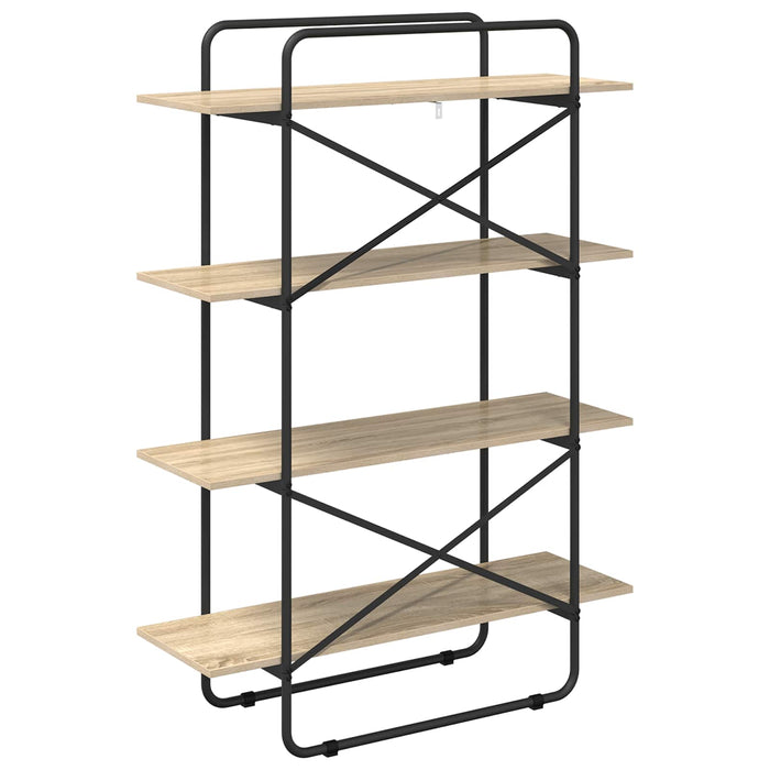 Raft pentru cărți 4 niveluri 100 x 35 x 140 cm PB Stejar Sonoma WALTI