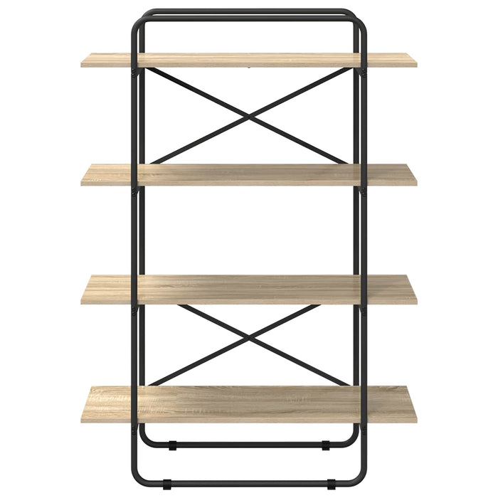 Raft pentru cărți 4 niveluri 100 x 35 x 140 cm PB Stejar Sonoma WALTI