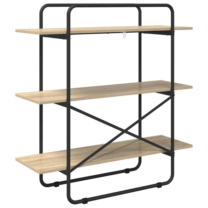 Raft pentru cărți 3 niveluri 100 x 35 x 105 cm PB Stejar Sonoma WALTI