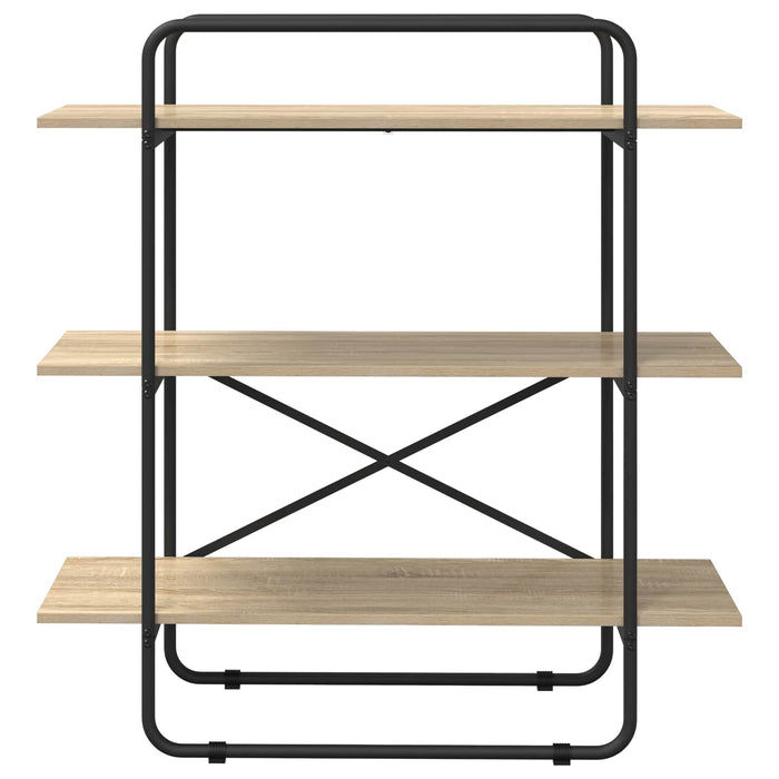 Raft pentru cărți 3 niveluri 100 x 35 x 105 cm PB Stejar Sonoma WALTI