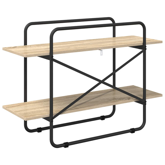 Raft pentru cărți 2 niveluri 100 x 35 x 70 cm PB Stejar Sonoma WALTI