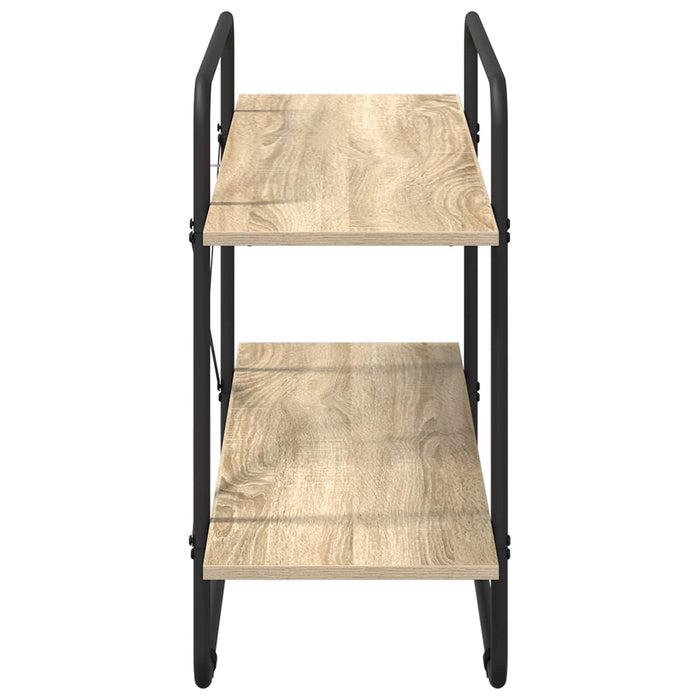 Raft pentru cărți 2 niveluri 100 x 35 x 70 cm PB Stejar Sonoma WALTI