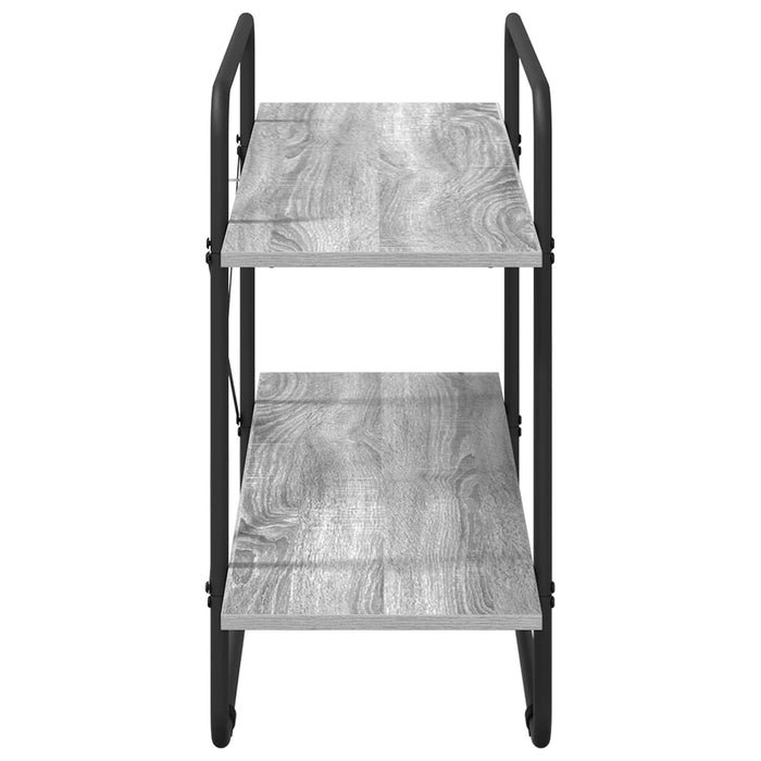 Raft pentru cărți 2 niveluri 100 x 35 x 70 cm PB Sonoma gri WALTI