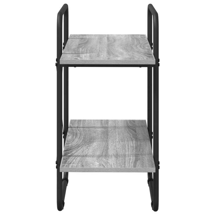 Raft pentru cărți 2 niveluri 80 x 35 x 70 cm PB Sonoma gri WALTI