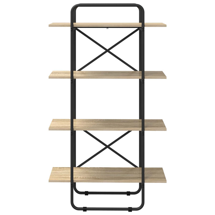 Raft pentru cărți 4 niveluri 60 x 35 x 140 cm PB Stejar Sonoma WALTI