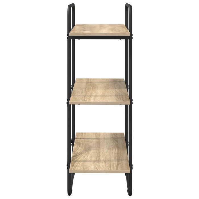 Raft pentru cărți 3 niveluri 60 x 35 x 105 cm PB Stejar Sonoma WALTI