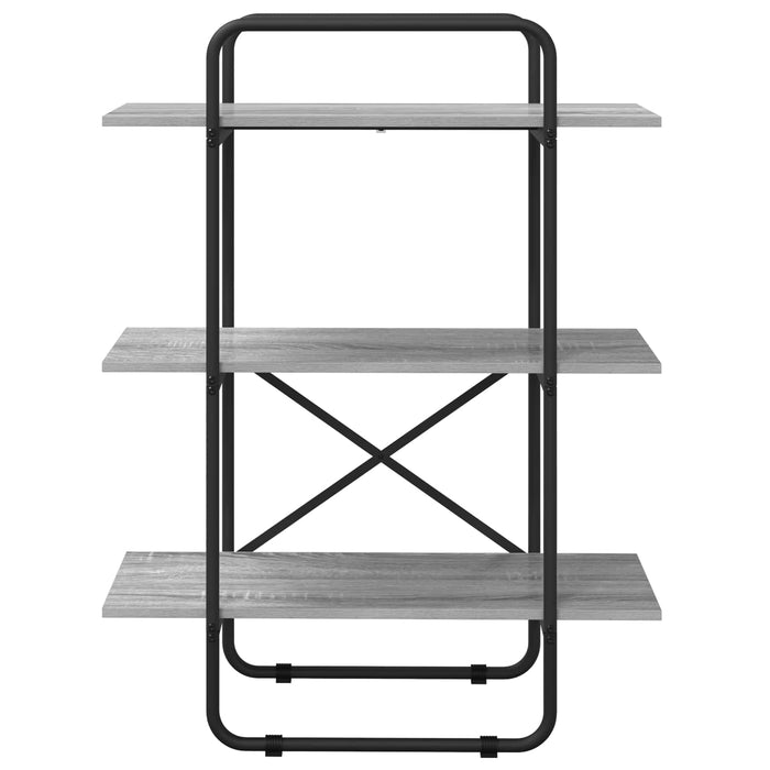Raft pentru cărți 3 niveluri 60 x 35 x 105 cm PB Sonoma gri WALTI