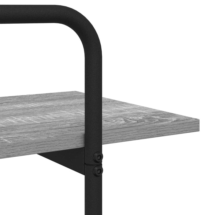 Raft pentru cărți 2 niveluri 60 x 35 x 70 cm PB Sonoma gri WALTI